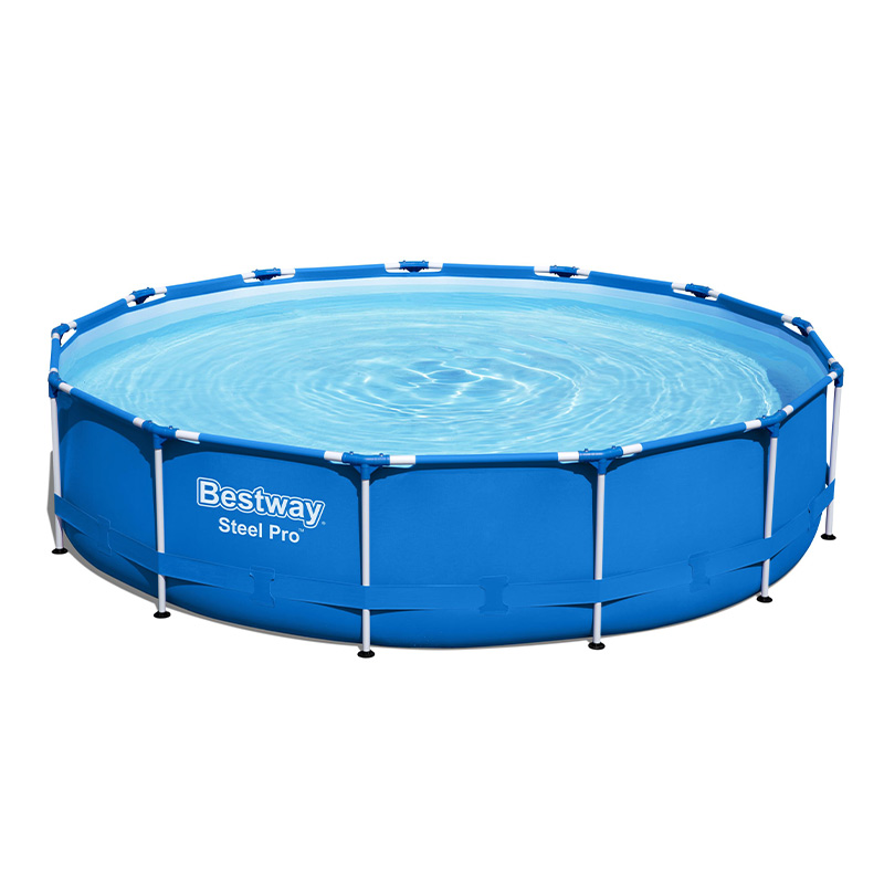 Piscine ronde hors sol 'Steel Pro' - L'Incroyable